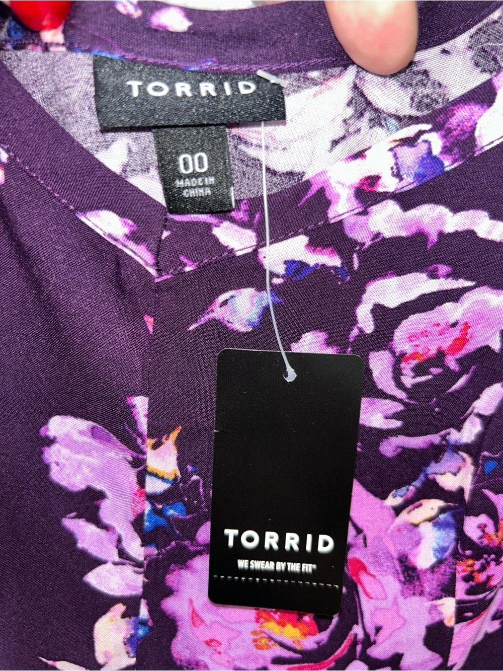 TORRID Trapeze Tank Maxi Dress - Sz 00 (M 10) NWT - Picture 5 of 6